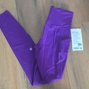 Lululemon Fast And Free 28" With Pockets Size 4